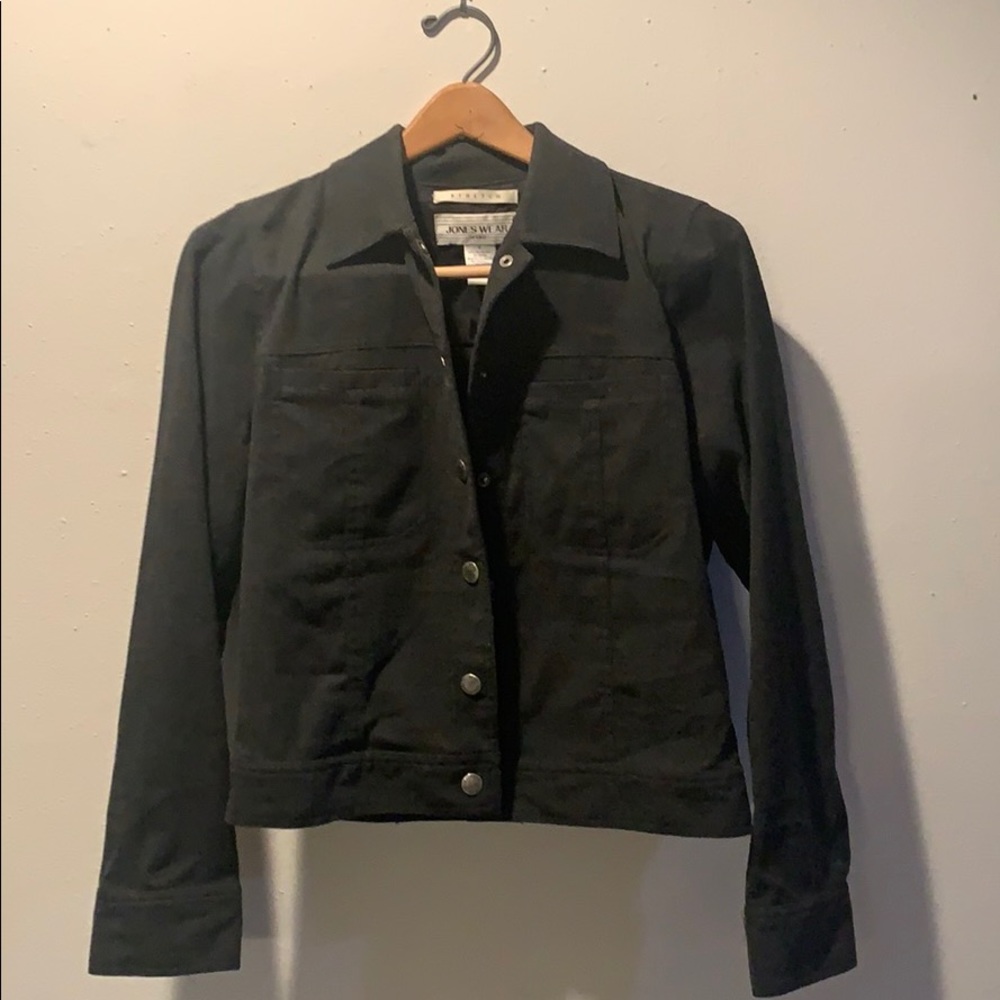 Jones Wear Sport Grey Jean Style Jacket